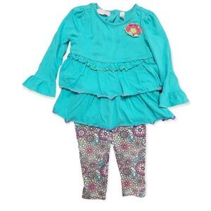 Layered top with matching legging